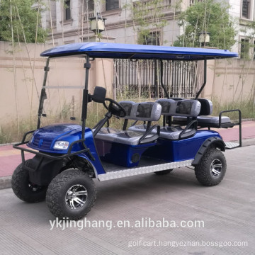 popular 6 passengers gas golf cart with 12inch off road tyre/personal gasoline powered golf car for sale